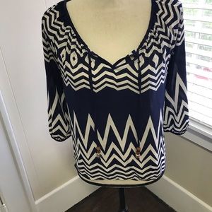 Silk shirt 1/4 sleeve blouse